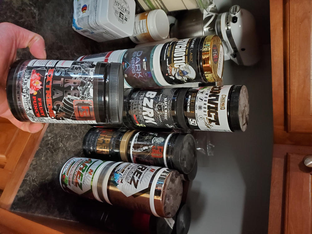 Extreme Pre-Stack - Preworkout Supplement - Customer Photo From Michael U.