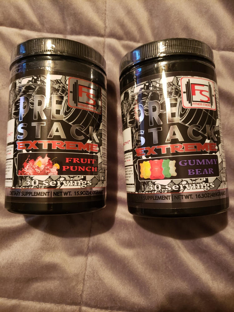 Extreme Pre-Stack - Preworkout Supplement - Customer Photo From ALBERT H.