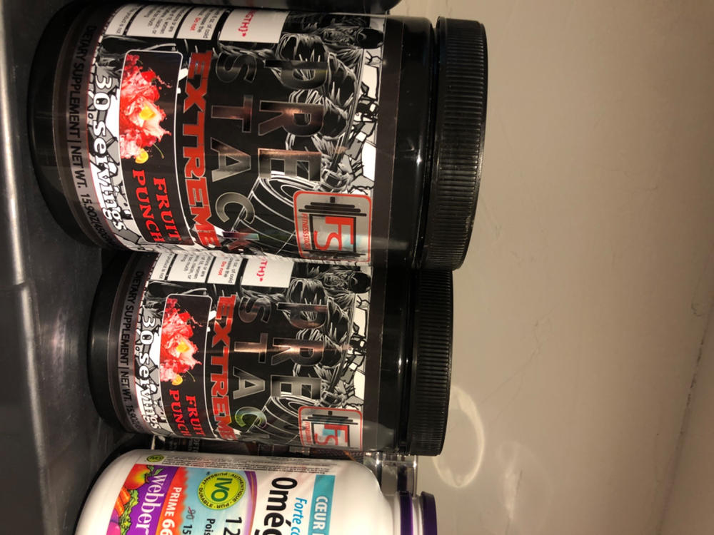Extreme Pre-Stack - Preworkout Supplement - Customer Photo From Chris P.