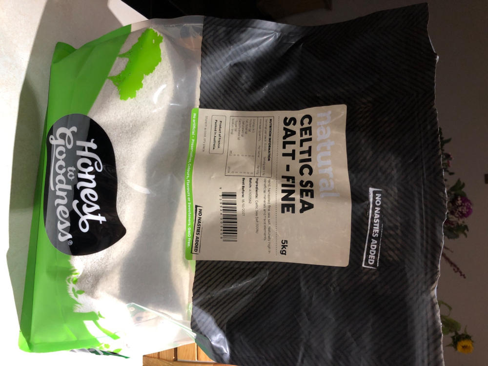 Celtic Sea Salt - Fine 5KG - Customer Photo From Daniela Koutlis
