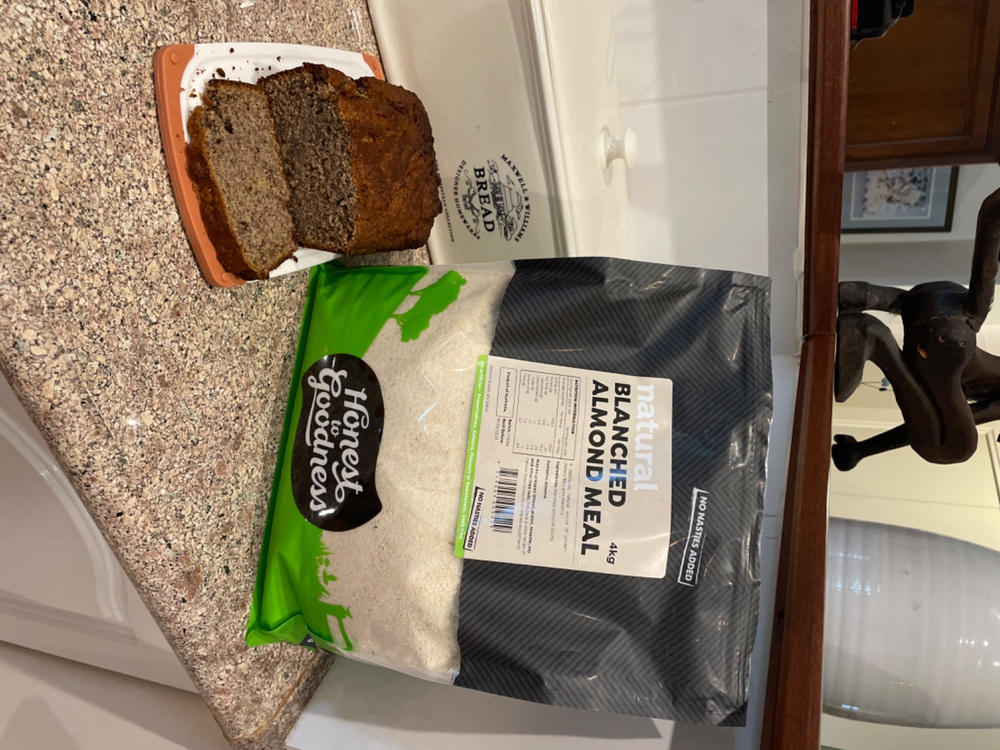 Blanched Almond Meal 4KG - Customer Photo From Sarah Chambers