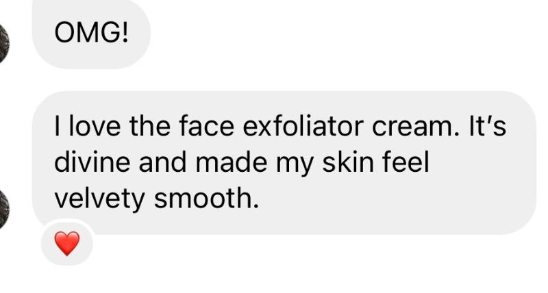 Floral Facial Exfoliator - Customer Photo From Rosa 