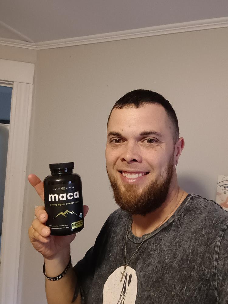 Maca Capsules - Customer Photo From Lyrek J McConnell