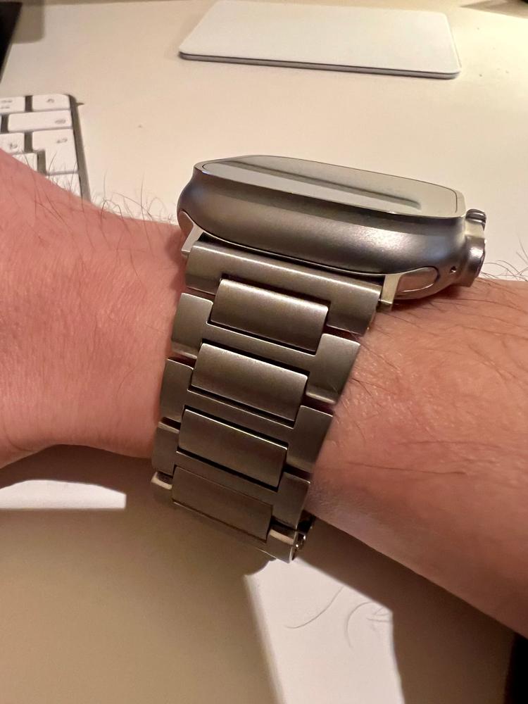 Titanium Apple Watch Ultra Band SANDMARC