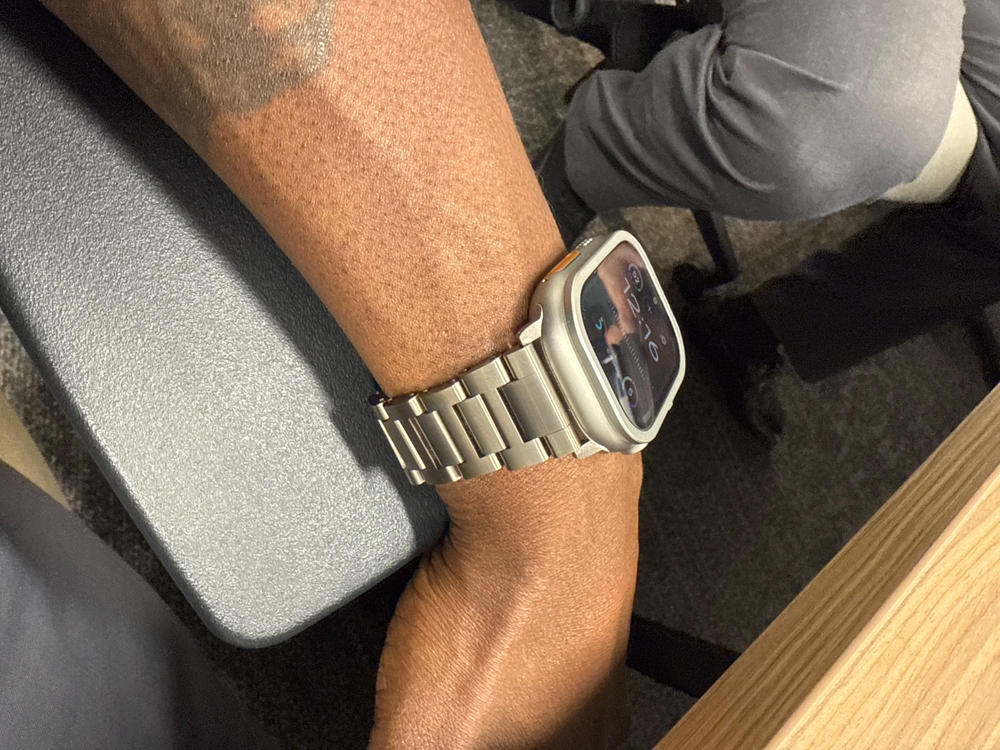 Titanium Edition - Apple Watch Ultra Band - Customer Photo From David Shuman
