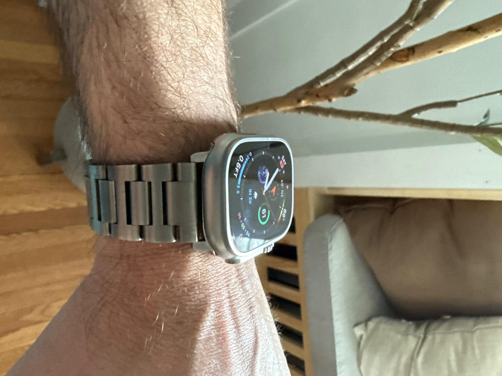 Titanium Edition - Apple Watch Ultra Band - Customer Photo From David Jeffreys