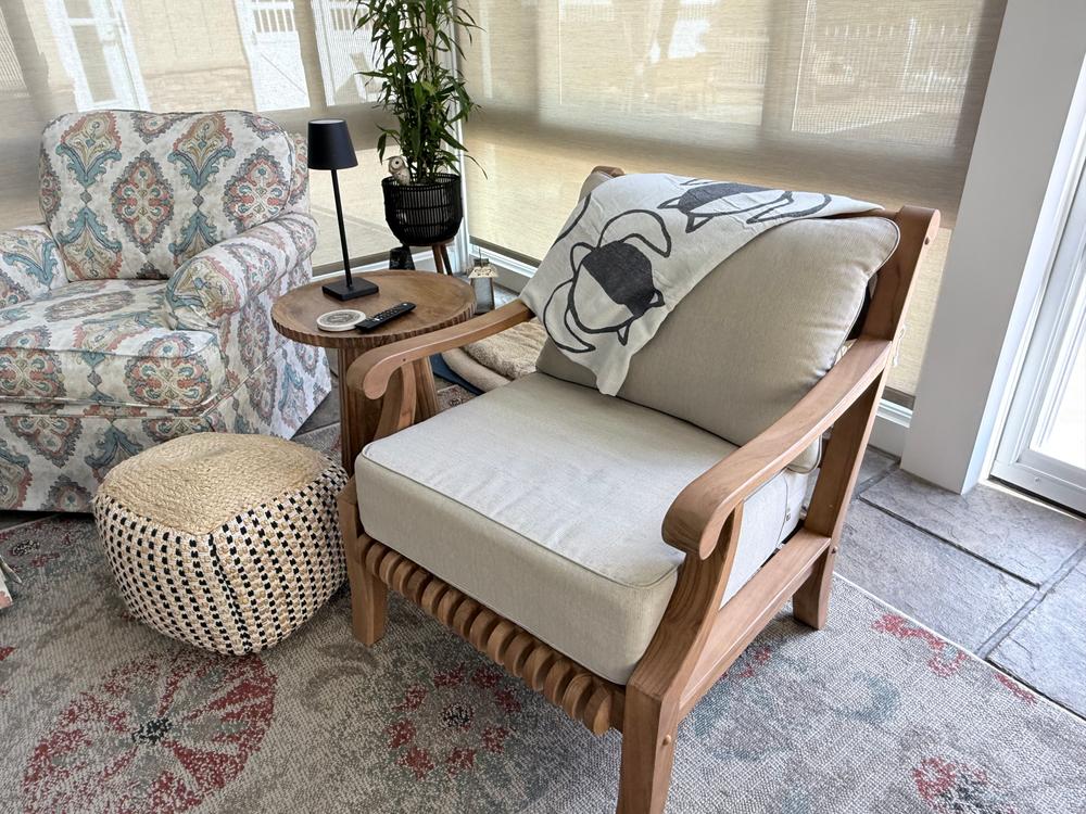 Mosko Patio 5-Piece Teak Wood Conversation Set | Cambridge Casual