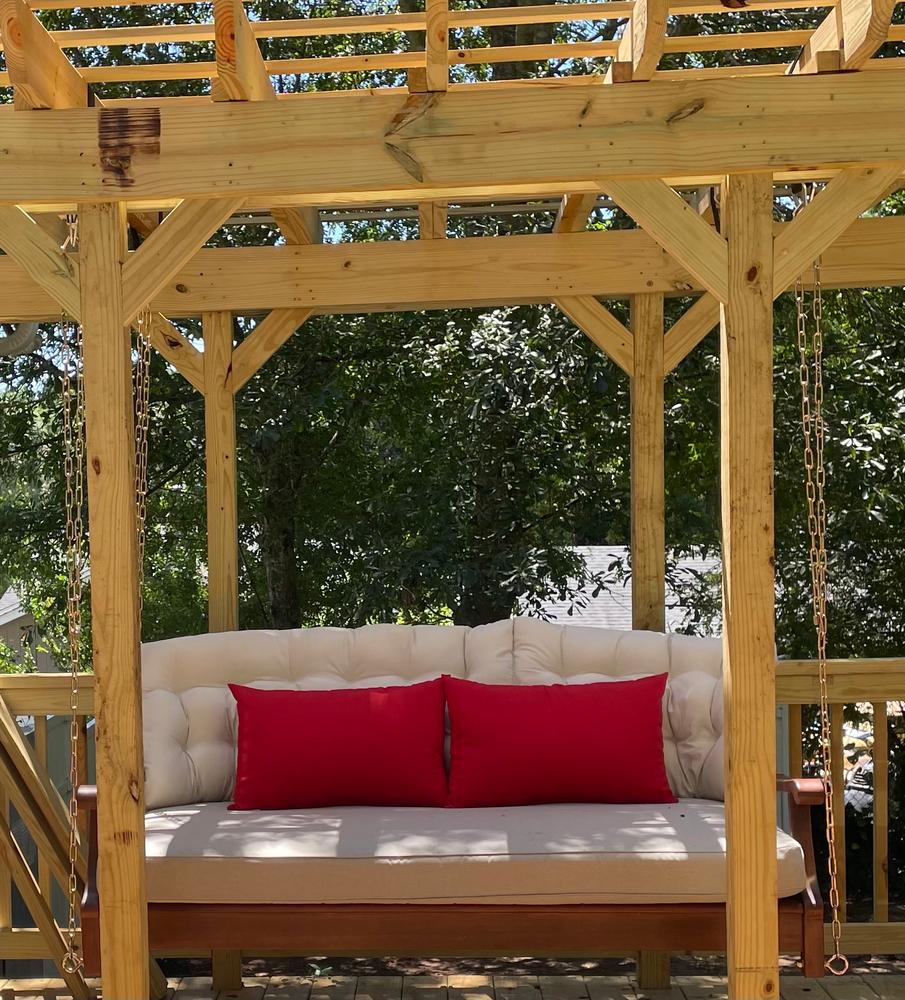 Pergola discount swing daybed