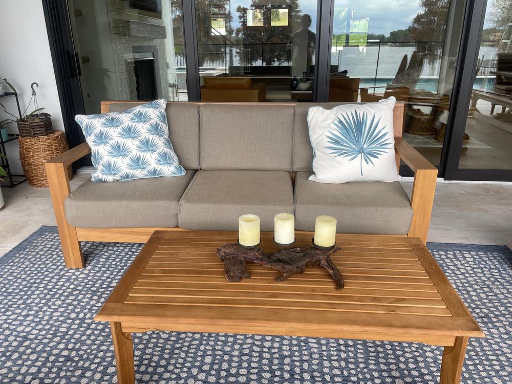 Logan Teak Wood Patio Cofee Table | Cambridge Casual