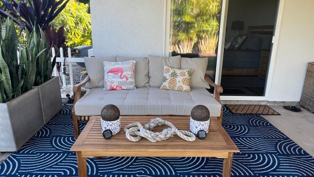 Mosko Patio 5-Piece Teak Wood Conversation Set | Cambridge Casual