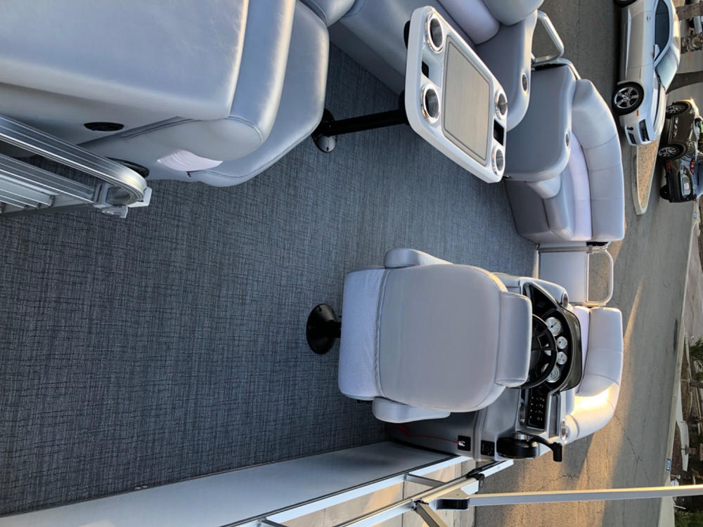 Boat Flooring - Woven Flexa - Customer Photo From Shannon Nelson