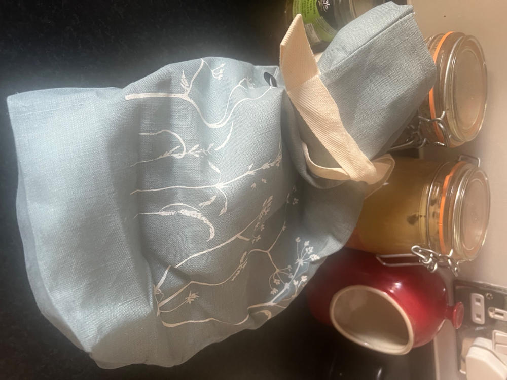 Linen Bread Bag - Hedgerow Collection - Customer Photo From Elizabeth Hunt