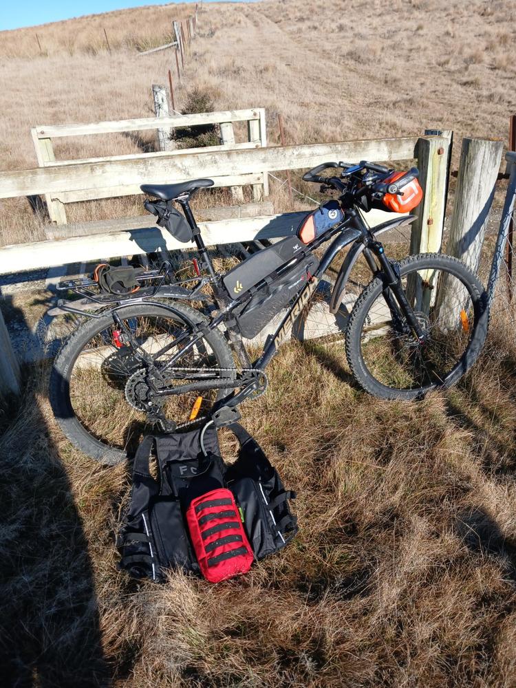 Apidura Backcountry Long Top Tube Pack - Customer Photo From Steve Renton