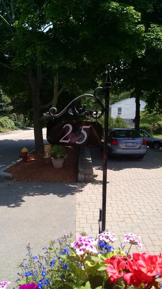 Annandale Super Reflective Address Sign - Try It For 30 Days Before Paying - Customer Photo From Marianne L.