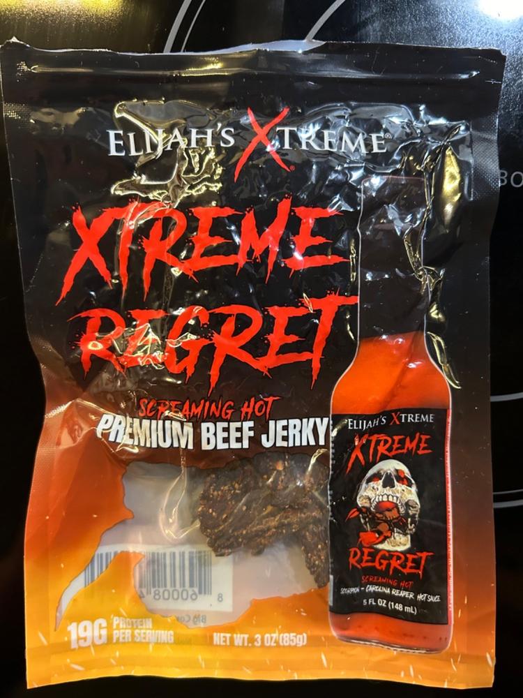 Xtreme Regret Spicy Beef Jerky - Customer Photo From Bill Snyder