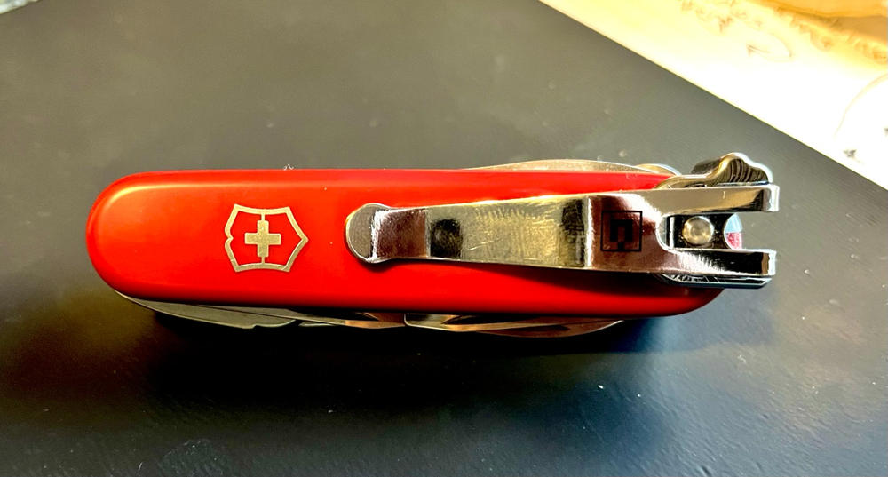 SwissLinQ - Swiss Army Knife Keychain Holder - Customer Photo From ANTHONY F.