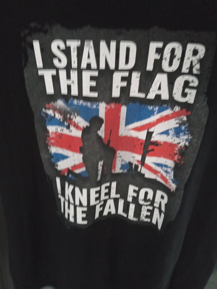 Kneel For The Fallen T Shirt - Customer Photo From Anonymous