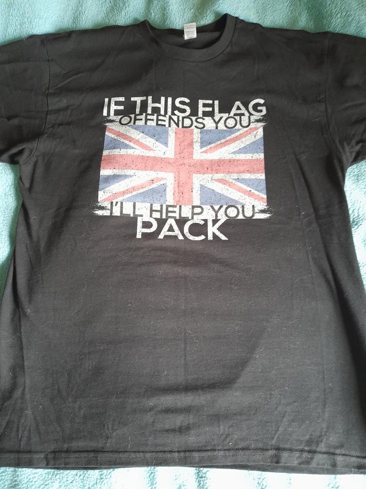 If This Flag Offends You T Shirt - Customer Photo From Sue Hollick