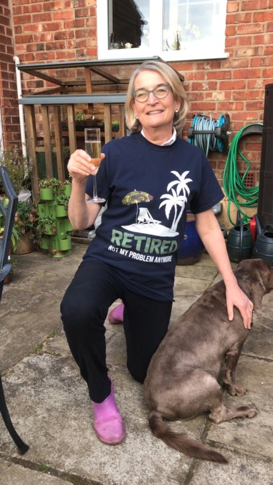 Retired Not My Problem T Shirt - Customer Photo From Andrew Makin