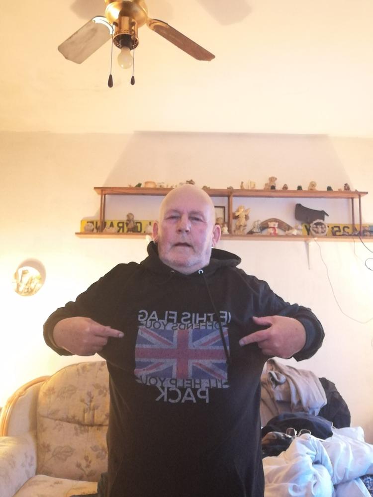 If This Flag Offends You Unisex Hoodie - Customer Photo From Paul Mann