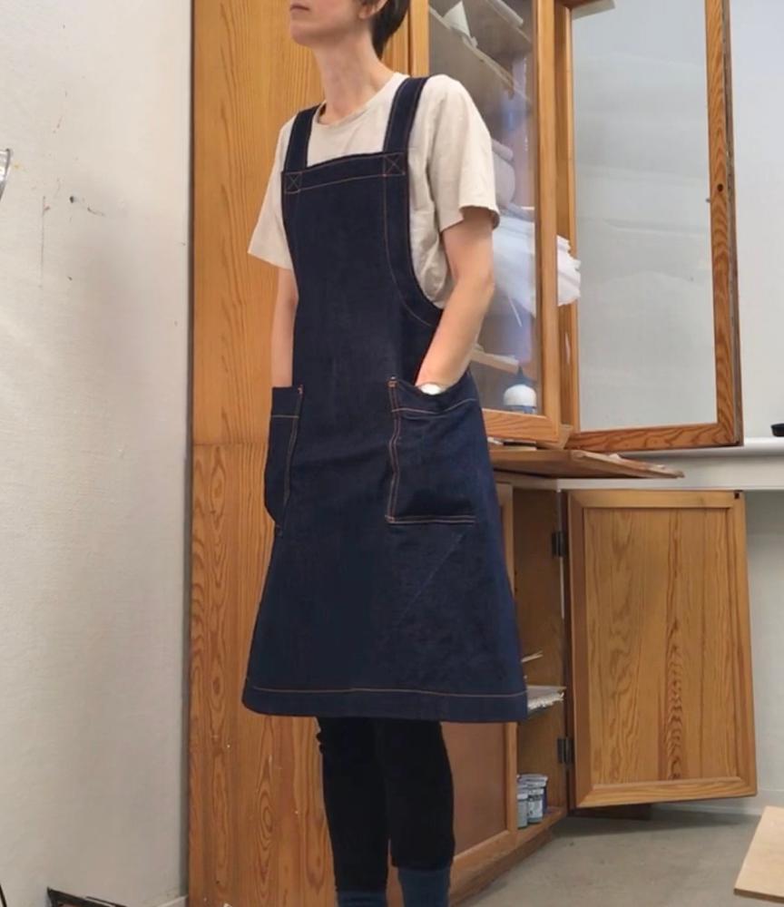 APRON DRESS SEWING PATTERN The Assembly Line shop