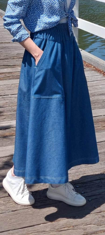 LOEUVRE ♥ Long H-line Cotton Skirt/ 追跡付 LOEUVRE ♥ Long H-line Cotton Skirt/ 追跡付 BOTTOM - LOEUVRE