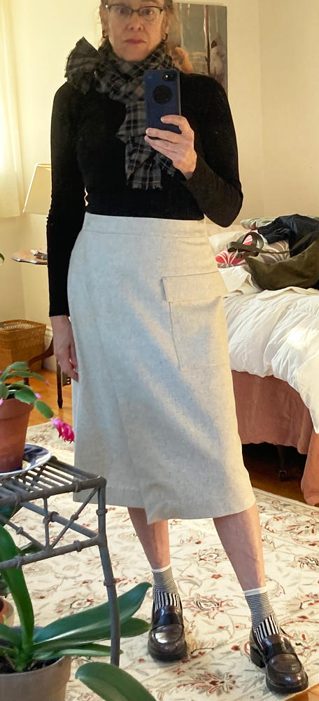 ASYMMETRIC MIDI SKIRT PATTERN– The Assembly Line shop
