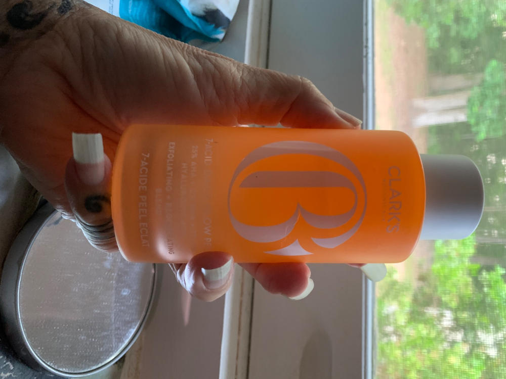 7-Acid Daily Glow Peel - Customer Photo From Terri McClelland