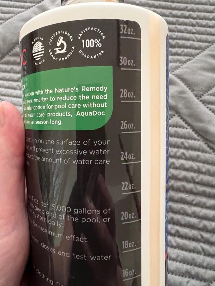 Natural Pool Heat Lock - Customer Photo From Patricia Evans