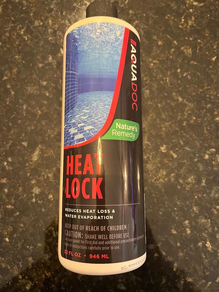 Natural Pool Heat Lock - Customer Photo From Richard