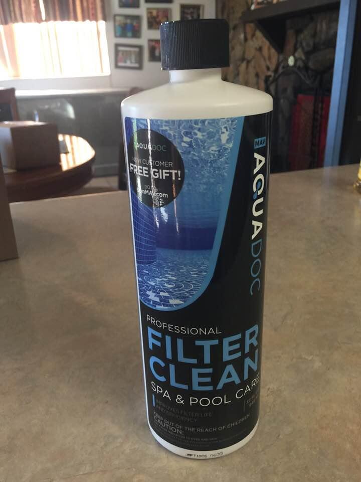 Hot Tub & Spa Filter Cleaner - Customer Photo From colleen wool