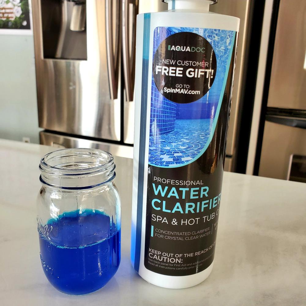 Spa Water Clarifier for Hot Tubs - Customer Photo From liz