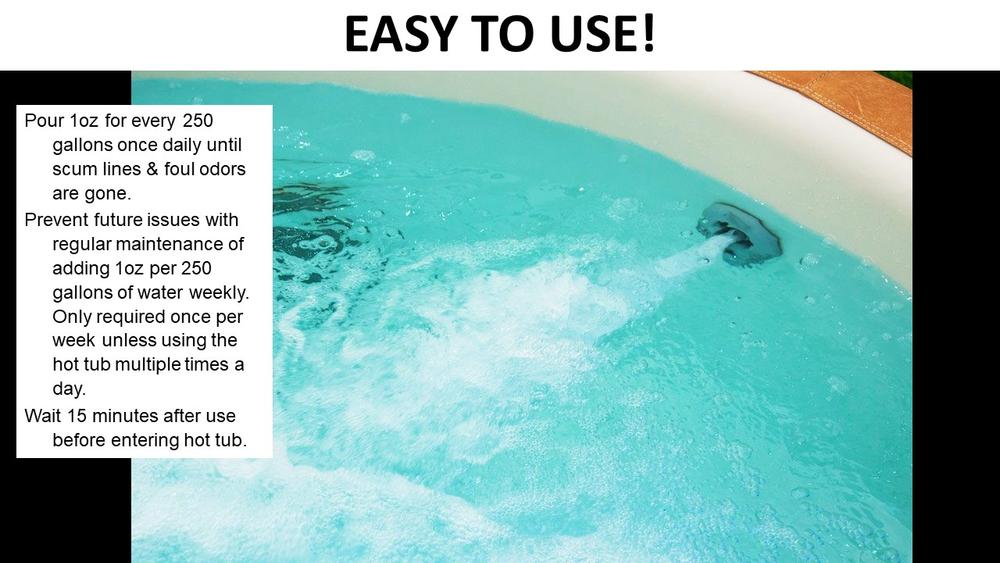 Natural Spa Enzyme for Hot Tubs - Customer Photo From nancymay333