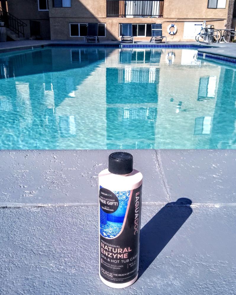 Natural Spa Enzyme for Hot Tub - Customer Photo From T.j Parker