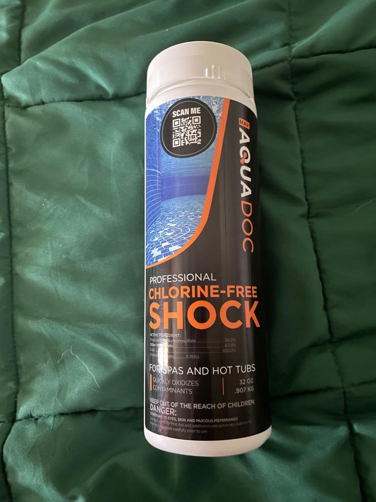 Non-Chlorine Spa Shock for Hot tub - Customer Photo From Nicky
