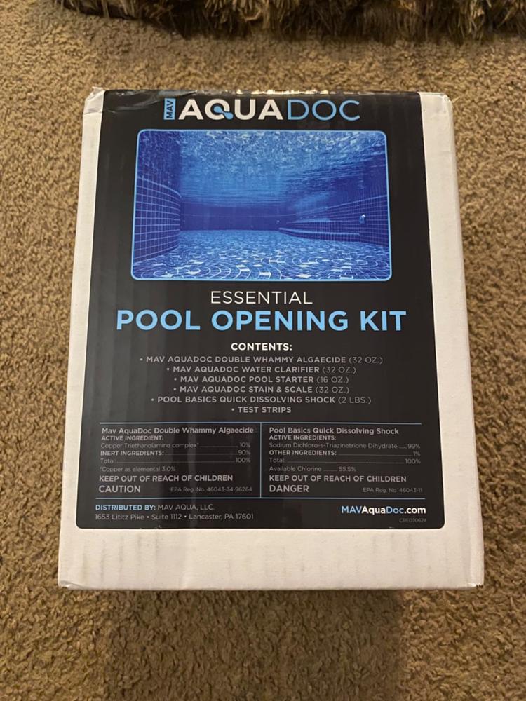 Pool Opening Kit - Customer Photo From Arkansas Momma :)