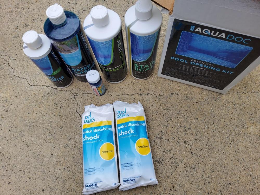 Pool Opening Kit - Customer Photo From GRILLMASTER7