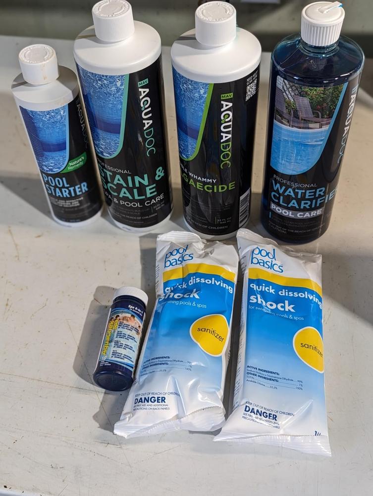 Pool Opening Kit - Customer Photo From Anonymous Customer