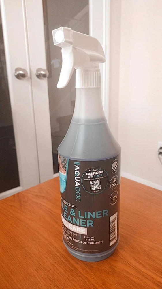 Pool Tile & Vinyl Cleaner - Customer Photo From Reign G.