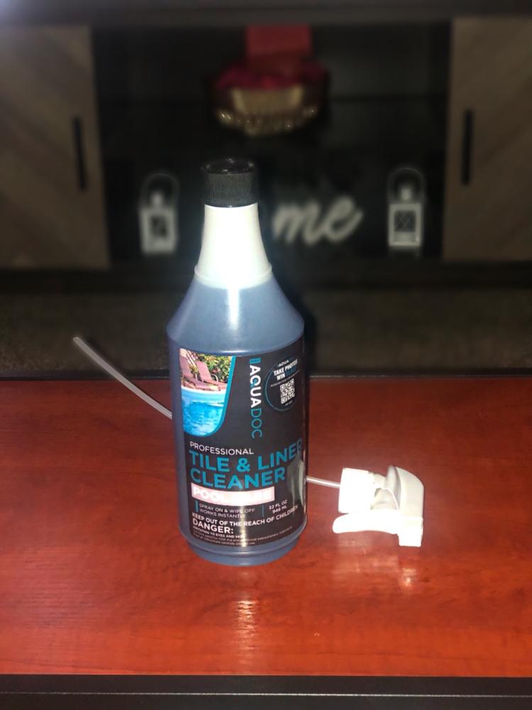 Pool Tile & Vinyl Cleaner - Customer Photo From Karson