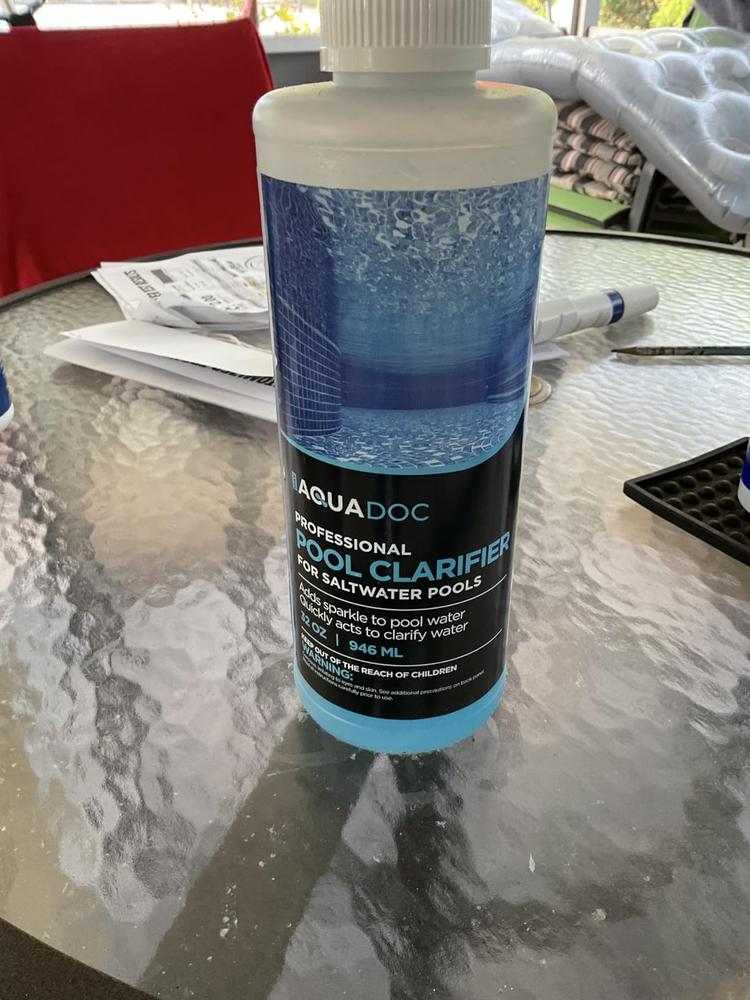 Pool Clarifier for Saltwater Pools - Customer Photo From Scott J. Smith