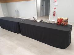 Luna Wedding & Event Supplies Black Rectangle Tablecloth (220x380cm) Review