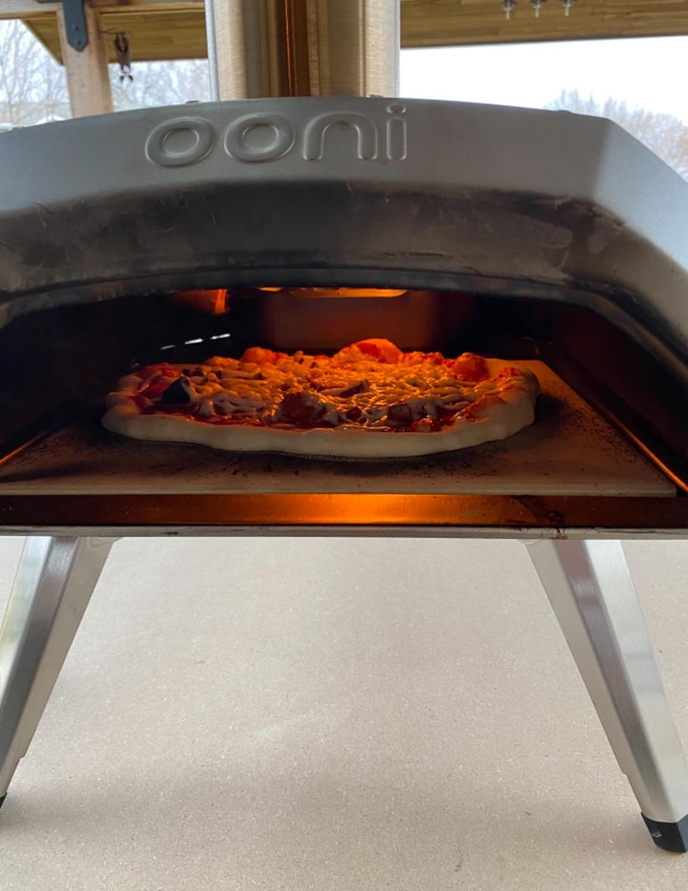 Karu Wood and Charcoal-Fired Portable Pizza Oven - Customer Photo From Gretchen Rogge