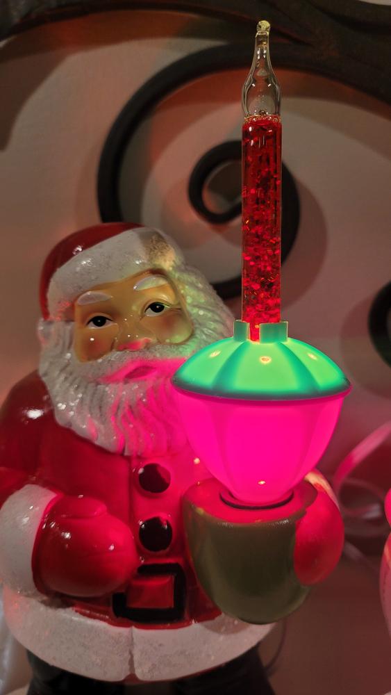 Bubble Light Santa - Customer Photo From Unhappy Customer