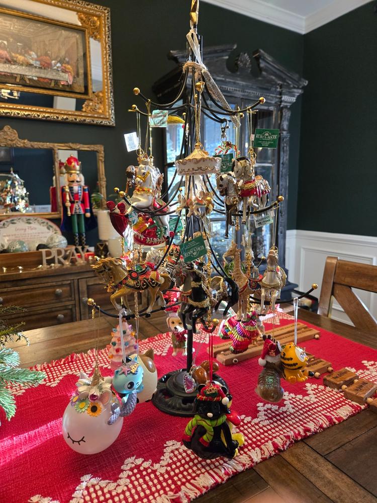 4.3" Carousel Horse and Animal Ornaments, Set of 7 - Customer Photo From Lolanie Mesa