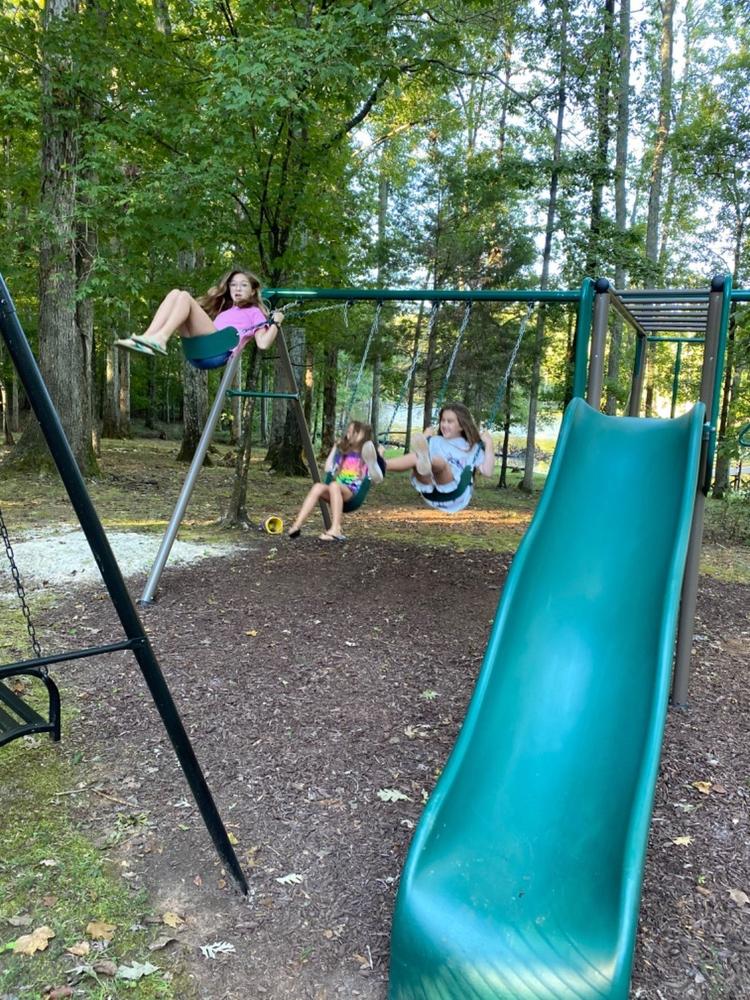 Lifetime Monkey Bar Adventure Swing Set - Customer Photo From Cheryl Curtis