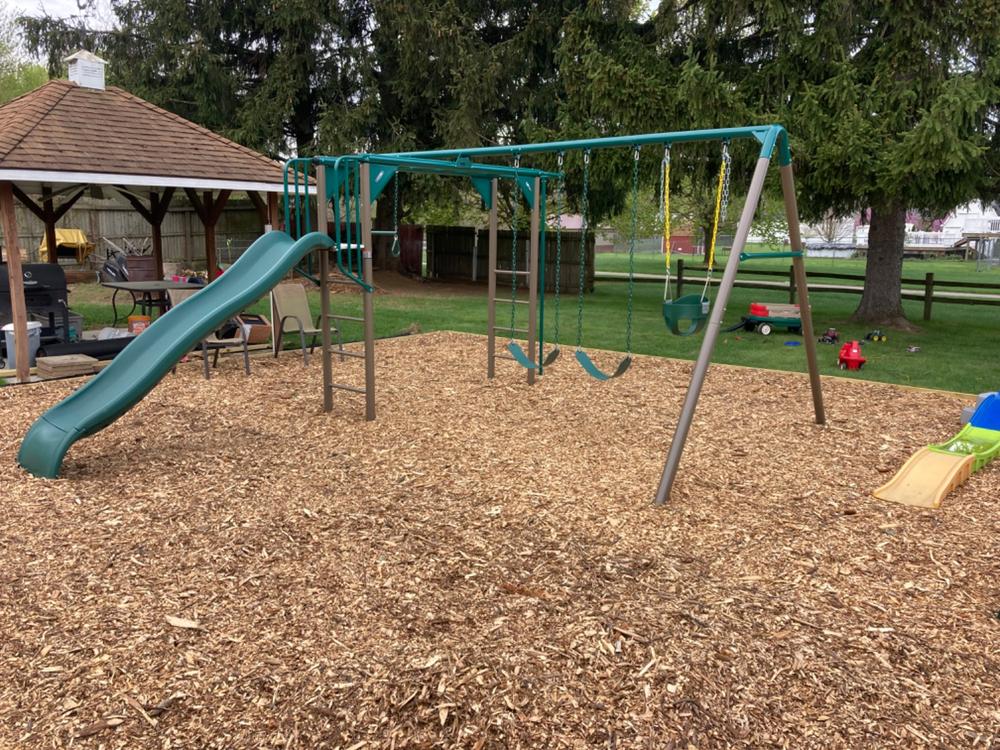 Lifetime Monkey Bar Adventure Swing Set - Customer Photo From Kevin Kinasz