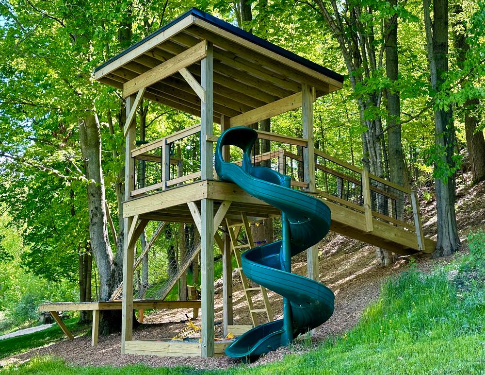 Super Open Spiral Slide - Customer Photo From Darin P.