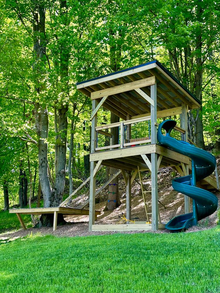 Super Open Spiral Slide - Customer Photo From Darin P.