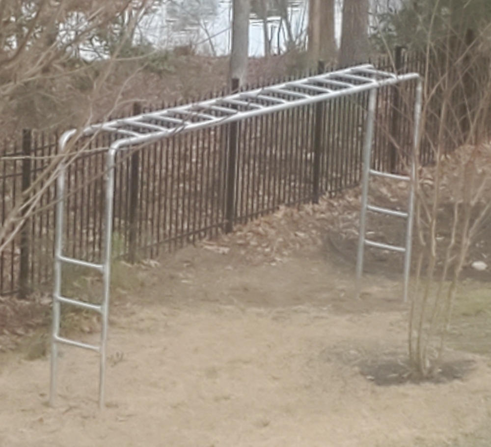 Classic Backyard Metal Monkey Bars Climber - Customer Photo From Brenda Smiy